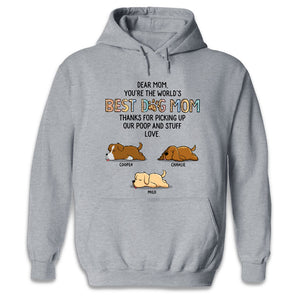 I Am A Dog Mom - Dog Personalized Custom Unisex T-shirt, Hoodie, Sweatshirt - Gift For Pet Owners, Pet Lovers