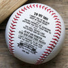 Just Go Forth And Aim For The Skies - Family Baseball - Gift For Son From Dad