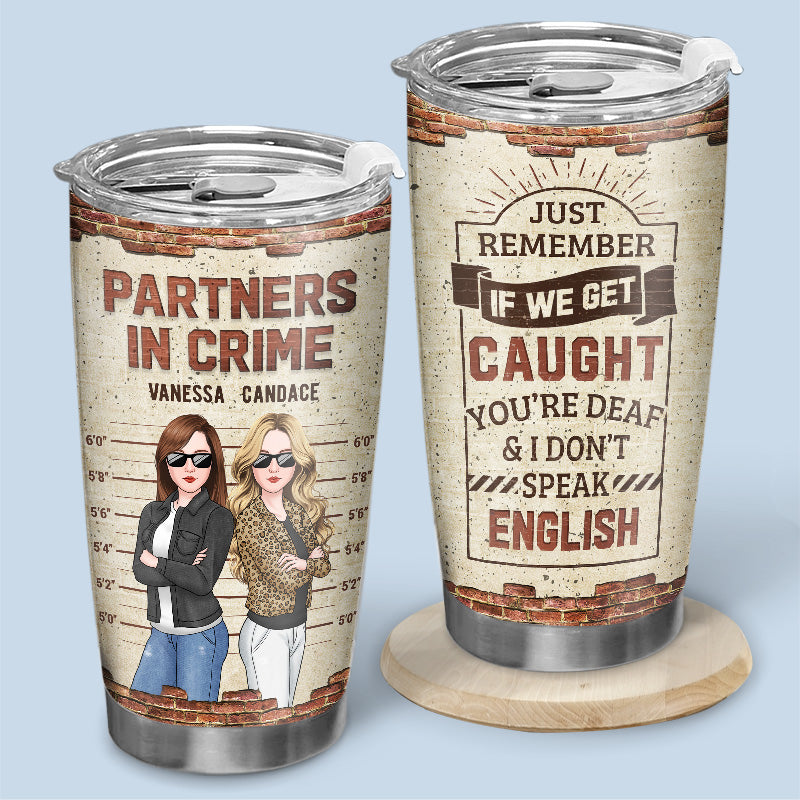 A Really Small Gang - Bestie Personalized Custom Tumbler - Gift For Best Friends, BFF, Sisters