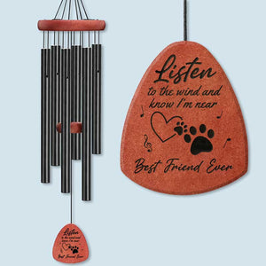 Listen To The Wind - Memorial Wind Chime - Sympathy Gift, Gift For Pet Owners, Pet Lovers