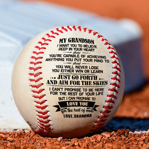 You Will Never Lose - Family Baseball - Gift For Grandson From Grandma