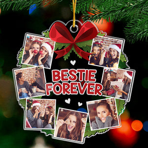 Custom Photo Sister Is The Greatest Gift - Bestie Personalized Custom Ornament - Acrylic Custom Shaped - Christmas Gift For Best Friends, BFF, Sisters