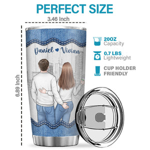 You Are The Only One - Couple Personalized Custom Tumbler - Gift For Husband Wife, Anniversary