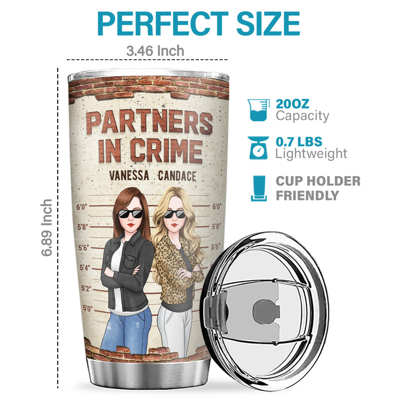A Really Small Gang - Bestie Personalized Custom Tumbler - Gift For Best Friends, BFF, Sisters