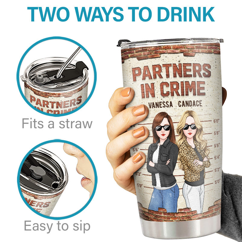 A Really Small Gang - Bestie Personalized Custom Tumbler - Gift For Best Friends, BFF, Sisters